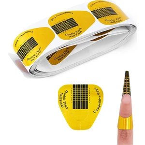 Gold Protez Tırnak Şablonu 100'Lü Profesyonel Kalite ve Kullanım