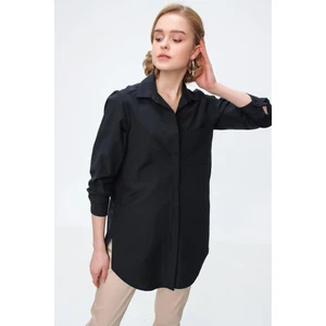3879 Oversize Cepli Gömlek