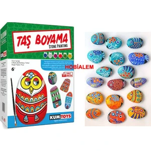 Kumtoys, Taş Boyama Seti, Stone Painting, Sanatsal Etkinlik