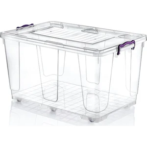 Hobby Life 3 ' Lü Hobby Life Plastik 80 Lt Tekerlekli Multi Box Saklama Kabı