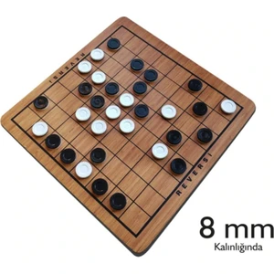 Redka, Ahşap Reversi, Reversi Oyunu, Strateji, Akıl Oyunu,eğitici