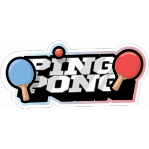 Sticker Atölyesi Pinpon Pingpong Sticker - 24098