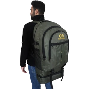 90 Litre Körüklü Su Geçirmez Çok Gözlü Laptop Bölmeli Kampçı-Seyahat-Dağcı Sırt Çantası