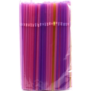 Ambalaj Pazarı Körüklü Plastik Pipet - 200'LÜ