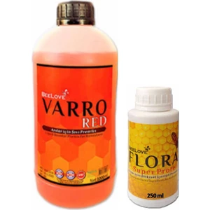 Atarlar Arıcılık Beelove Varro Red 1000 Ml Ve Flora Süper Protein 250 Ml (1'Er Adet)