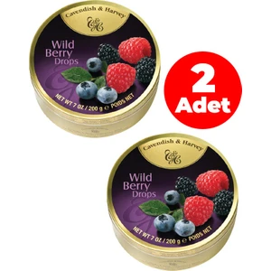 Cavendish & Harvey  Böğürtlen Pudralı Şeker 175 gr - 2'li