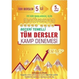 Omage Yayınları  5. Sınıf Motivasyon Tüm Dersler 5'li Kamp Denemesi