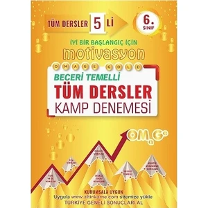 Omage Yayınları  6. Sınıf Motivasyon Tüm Dersler 5'li Kamp Denemesi