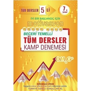 Omage Yayınları  7. Sınıf Motivasyon Tüm Dersler 5'li Kamp Denemesi