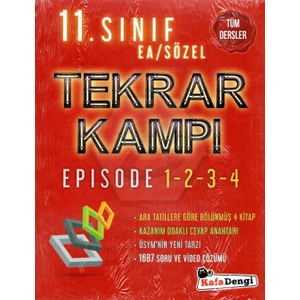 Kafa Dengi Yayınları 11.Sınıf Sözel - Ea Tekrar Kampı
