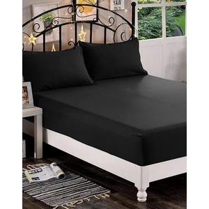 Bonjardin Home Siyah Kumaş Tek Kişilik Lastikli Çarşaf Takımı