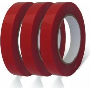 Akrilik Silikon Bant Şeffaf Çift Taraflı 3 Adet 18 mm x 2 m