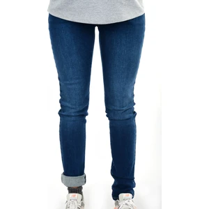 Slim Fit Likralı Hamile Jean Koyu Mavi Pantolon 1014