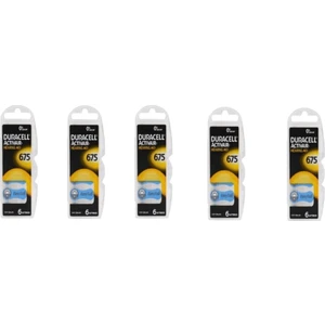 Activair 675 Kulaklık Pili 6'lı Blister  5 Paket