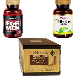 Formen(Erkek)+Tribulus Terrestris+Kırmızı Kore Gınseng