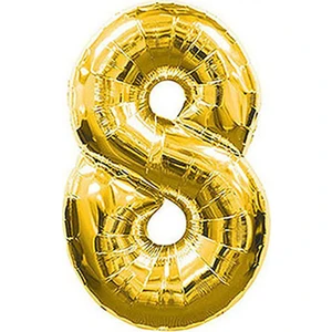 İkm Balon 8 Rakam Folyo Balon Gold 40'İnch