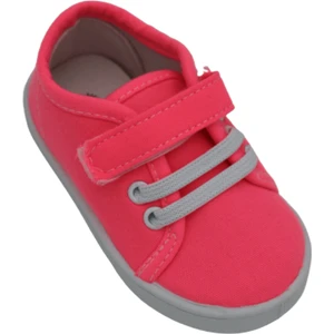 Neon Pembe Bebek Bez Ayakkabı