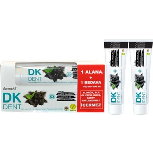 Dk Dent Aktif Karbon Diş Macunu 100 ml + 100 ml
