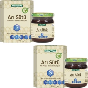 Aksu Vital Arı Sütü Bal Polen Karışımı Süper Doz 18000MG x 2 Li