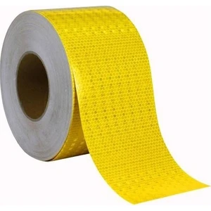Sarı Reflektörlü Fosforlu Şerit Bant Ikaz Bandı 10 cm (1 Metre)