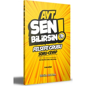 Benim Hocam Yayınları AYT Felsefe Sen Bilirsin Soru-Cevap Kitabı