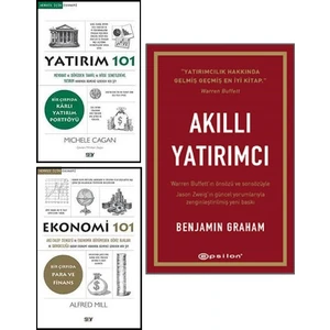 Iş Yönetimi Yatırımcılık 3 Kitap Set (Yatırım 101, Ekonomi 101, Akıllı Yatırımcı)