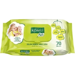 Kapaklı Islak Mendil 70' Li Paket 3 Adet