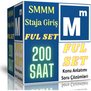 Enine Boyuna Eğitim Smmm Staja Giriş Ful Eğitim Seti (200 Saat Özel Anlatım)