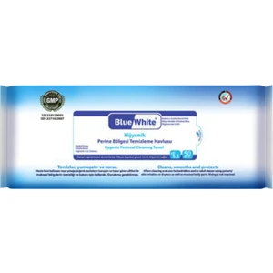 Blue White Perine Bölgesi Temizleme Havlusu 2 paket (100 Adet)