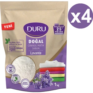 Doğal Granül Matik Sabun Lavanta 1 kg x 4'lü