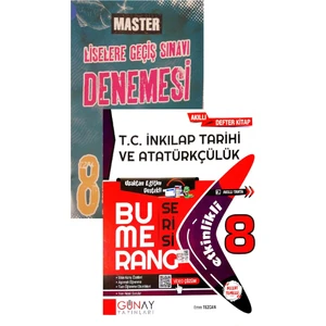 Günay Yayınları Gün&Ay Yayınları Bumerang Serisi 8. Sınıf Inkılap Tarihi Okyanus Denemeli