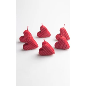 Balmumu Kutulu Kalp Tealight 6 Lı