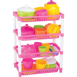 Fen Toys 01105 Dört  Katlı Mutfak Sepeti