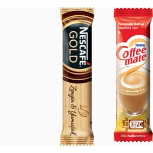 Gold 2 gr 100 'lü ve Nestle Coffee Mate 5 gr 100 'lü