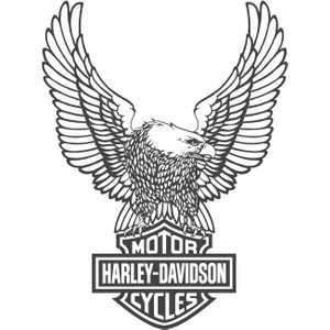 Sticker Atölyesi Harley Davidson Motorcu Sticker - 14015