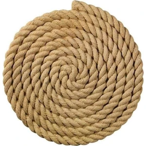 8 mm Jüt Halat Ip Dekoratif Hasır Ip Kendir Halat