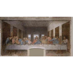 İsanın Son Akşam Yemeği Da Vinci Kanvas Tablo