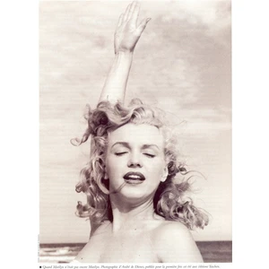 Siyah Beyaz Marilyn Monroe Kanvas Tablo