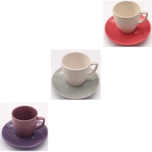 Su Yeşili 4 Parça 2'li Kahve Seti