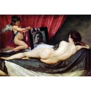 Aynadaki Venüs Diego Velazquez Kanvas Tablo