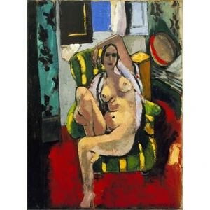 Odalisque With A Tambourine Kanvas Tablo