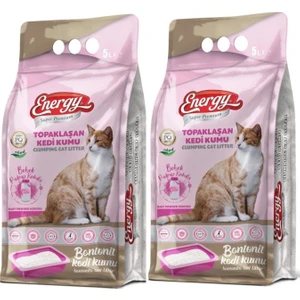 Bebek Pudrası Kokulu Kedi Kumu 5 Lt x 2 Adet