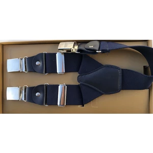 Kemer Sepeti Lacivert Noktalı Pantolon Askısı