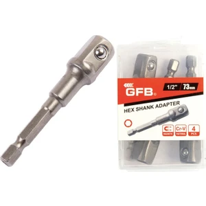 1/2" Bits Saplı Lokma Adaptörü 73 mm