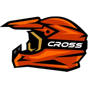 Sticker Atölyesi Cross Motorcu Kask Sticker - 14080