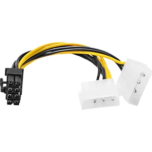 AoGo PCIE 8 Pin Molex Güç Kablosu