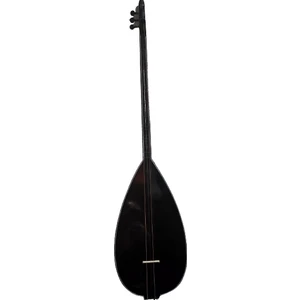 Bade Müzik Uzun Sap Bağlama Komple Siyah