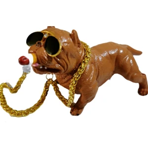 Pıtbull Oto Torpido Maskotu - Kahverengi