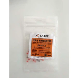 Isı Büzüşmeli, Kendinden Lehimli, Izole Konnektör 1mm (20LI)