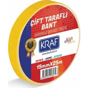 Çift Taraflı Bant 15MM x 25 Metre